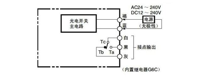 風淋室光電開關(guān)接線圖